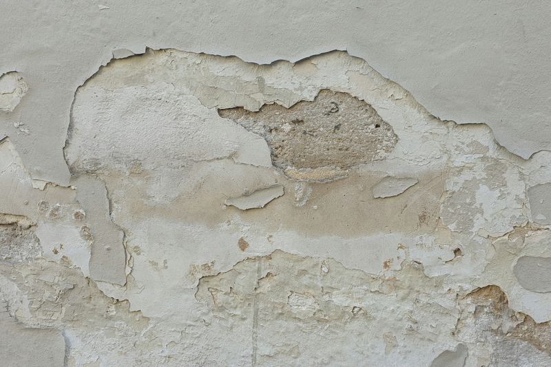 Wall surface showing staining consistent with moisture